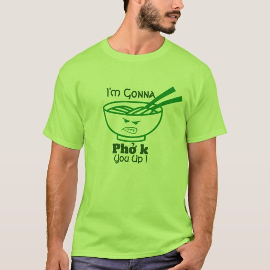 Funny Pho Pun Jokes St. Patrick's Day Irish Green T-shirt (Voorkant)