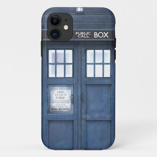 Funny Phone Box iPhone5 Hoesjes (Achterkant)