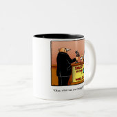 Funny "Phone Upgrade" Humor Mok Gift (Voorkant rechts)