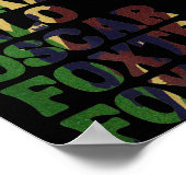 Funny Phonetic Alphabet Nato Military Lice Army Ta Poster (Hoek)