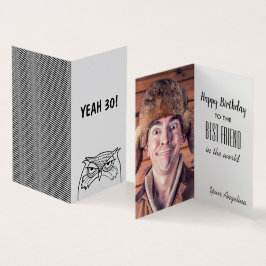 Funny Photo Birthday Kaart
