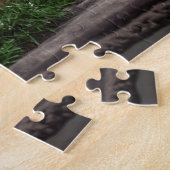 Funny Photo Dogs in kerstAntlers en hoofdkleding Legpuzzel (Zijkant)