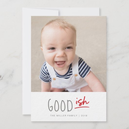 Funny Photo Holiday Kaart and Collage (Voorkant)