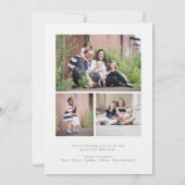 Funny Photo Holiday Kaart and Collage (Achterkant)