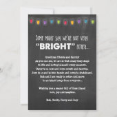 Funny Photo Holiday Kerstmis Wenskaart (Achterkant)