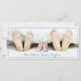 Funny Photo Holiday Zwangerschap Aankondiging