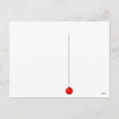 Funny Photo Kerstmis Feestdagenkaart (Achterkant)