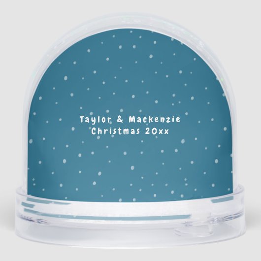 Funny Photo Personalized Christmas Jumper Sneeuwbol (Achterkant)