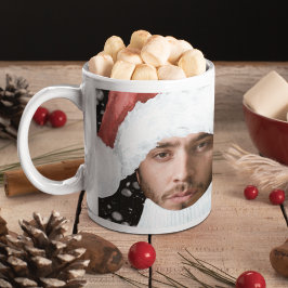 Funny Photo Personalized Kerstmis Koffiemok