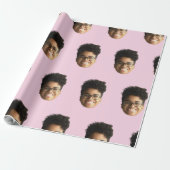 Funny Photo Unique Personalized Boyfriend  Cadeaupapier (Uitgerold)