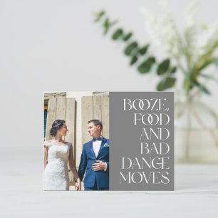 Funny Photo Wedding Dankjewel Briefkaart