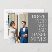 Funny Photo Wedding Dankjewel Briefkaart (Voorkant / Achterkant)