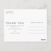 Funny Photo Wedding Dankjewel Briefkaart (Achterkant)