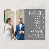 Funny Photo Wedding Dankjewel Briefkaart (Voorkant)