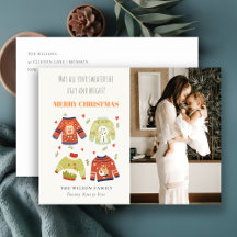 Funny Photo Winter Kerstmis hoort Ugly Sweater