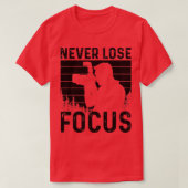 Funny Photography Gift for Men Women Camera Foto T-shirt (Design voorkant)