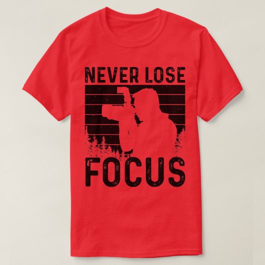 Funny Photography Gift for Men Women Camera Foto T-shirt (Design voorkant)