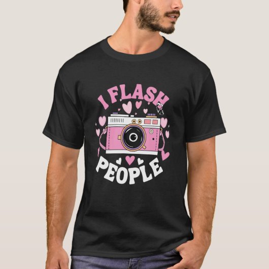 Funny Photography Graphic Design Camera Photograph T-shirt (Voorkant)