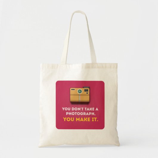 Funny Photography Quote Tote Bag (Voorkant)
