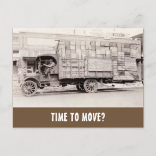 Funny photorealtor marketing briefkaart