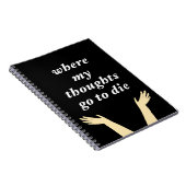 Funny Phrase met Ta-da Hands Notitieboek (Rechterzijde)