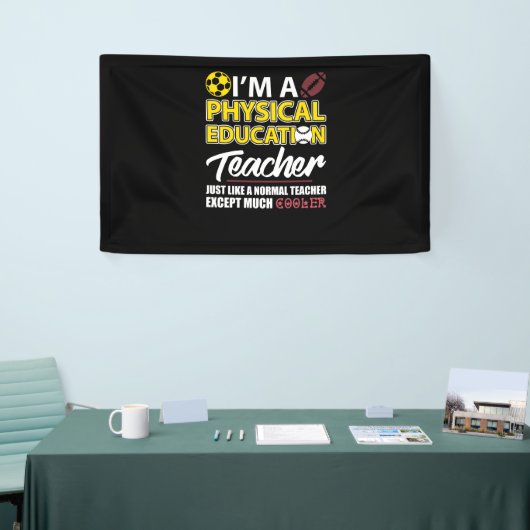 Funny Physical Education PE Teacher Appreciation D Spandoek (Beurs)