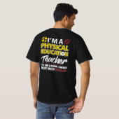 Funny Physical Education PE Teacher Appreciation D T-shirt (Achterkant volledig)