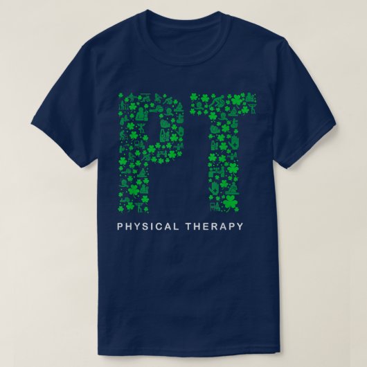 Funny Physical Therapist Happy St Patrick' T-shirt (Design voorkant)