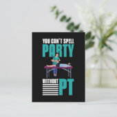 Funny Physical Therapy Party Joke PT Occupy Briefkaart (Staand voorkant)