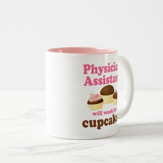 Funny Physician Assistant Tweekleurige Koffiemok (Voorkant rechts)