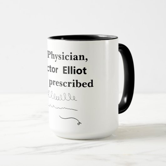Funny Physician Coffee Mok (Voorkant rechts)