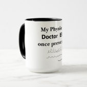 Funny Physician Coffee Mok (Voorkant links)