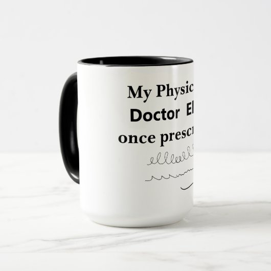 Funny Physician Coffee Mok (Voorkant links)