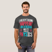 Funny Physicist Science Gift Equysica T-shirt (Voorkant volledig)