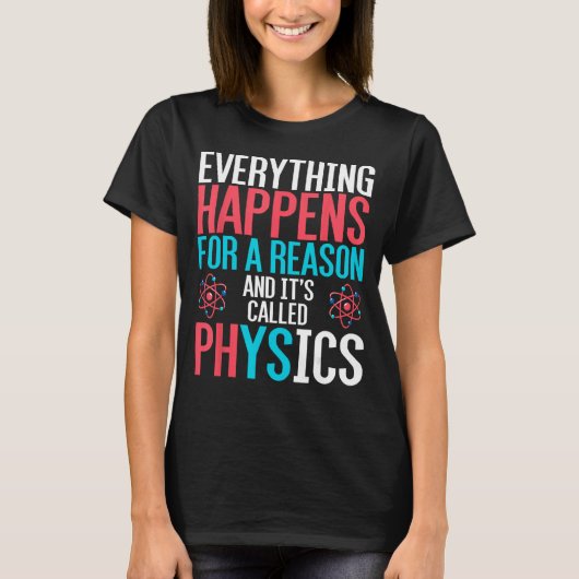 Funny Physicist Science Gift Equysica T-shirt (Voorkant)