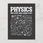 Funny Physicists Teacher Student Physics Science Briefkaart<br><div class="desc">Funny Nerdy Science Surprise for a student,  chemicus,  Physics,  leraar,  wetenschapper of apotheker. Ideale cadeautjes voor alle wetenschapsNeerden die graag experimenteren of een experiment doen in het laboratorium of het lab.</div>