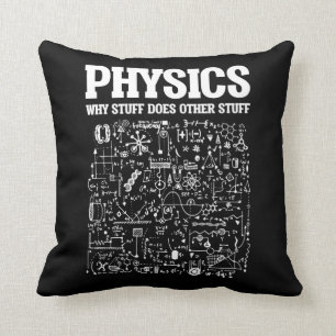 Funny Physicists Teacher Student Physics Science Kussen