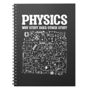 Funny Physicists Teacher Student Physics Science Notitieboek