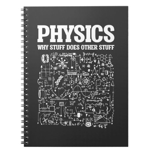 Funny Physicists Teacher Student Physics Science Notitieboek (Voorkant)