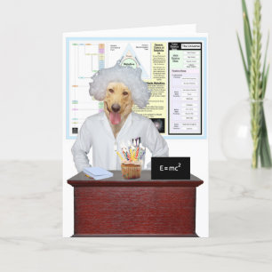 Funny Physics Lab Birthday Greeting Kaart