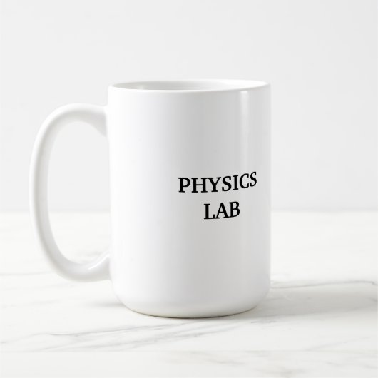 Funny Physics Lab Koffiemok (Links)