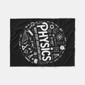 Funny Physics Nerd Science Humor Stem Quote Fleece Deken (Voorkant (Horizontaal))