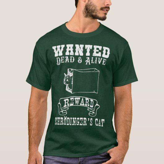 Funny Physics Quantum Mechanics Science Joke T-shirt (Voorkant)