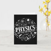 Funny Physics Quote For Science Lovers And Stem St Kaart (Gele Bloem)