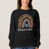 Funny Physics Teacher Rainbow Leopard Science Phys Trui (Voorkant)