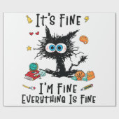 Funny Physics Velociraptor Distance Raptor over Ti Cadeaupapier (Vlak)