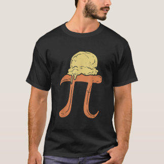 Funny Pi A La Mode Shirt Pie Ice Cream Wiskunde Da
