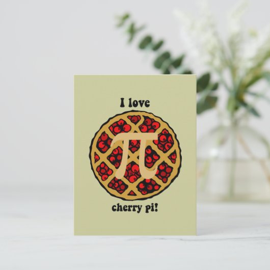 Funny pi briefkaart (Staand voorkant)