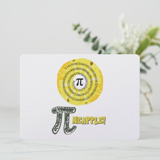 Funny PI Day 2023 Wiskunde Dag Jubileum 14 maart Feestdagenkaart (Staand voorkant)