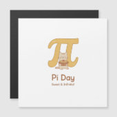 Funny Pi Day Animal with Pie – Math Lover Gift (Voorkant / Achterkant)